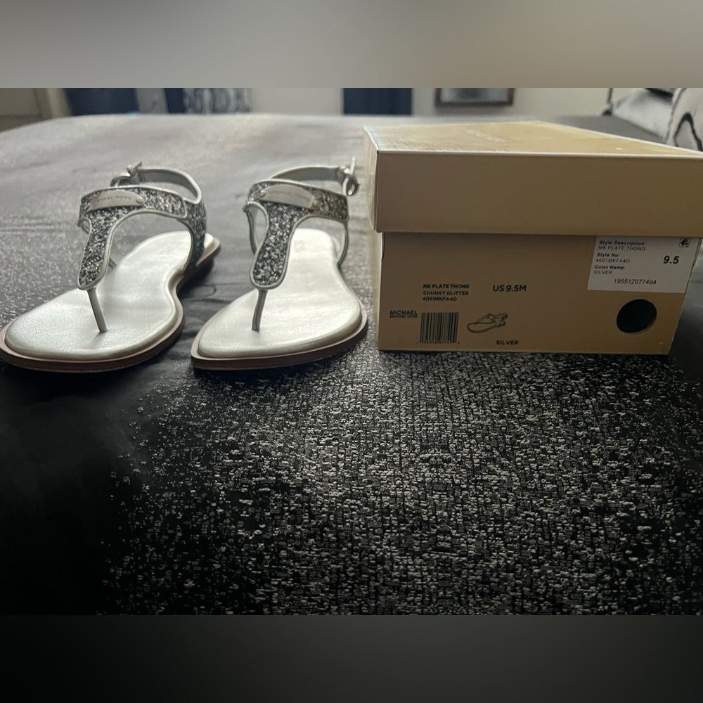 Michael Kors Silver Women's Sandals